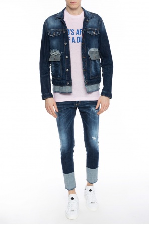 Distressed denim jacket, zdjęcie 2 Distressed denim jacket od Dsquared2